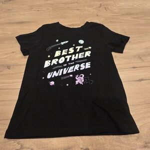 Toddler Boys Best Brother In The Universe Space Graphic Tee - 3T